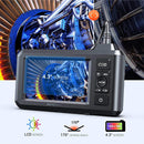 DS300 Dubbel Lins Endo-/Boreskop 1080P Digital Inspektionskamera, 5m kabel 7.9mm IP67 4.3" LCD Skärm, 7x LED