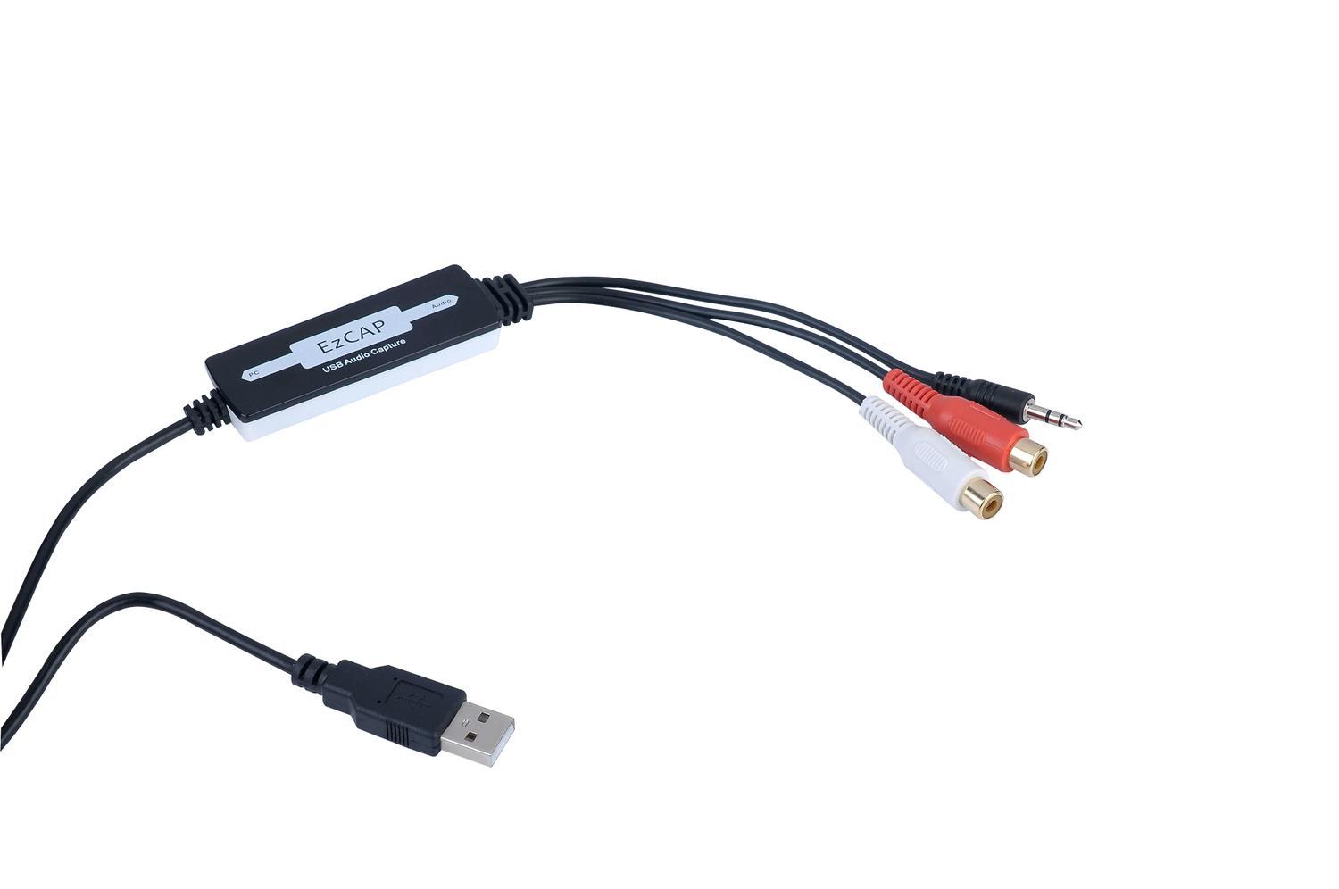 Ezcap216 USB Audio capture analog till digital ljudomvandlare