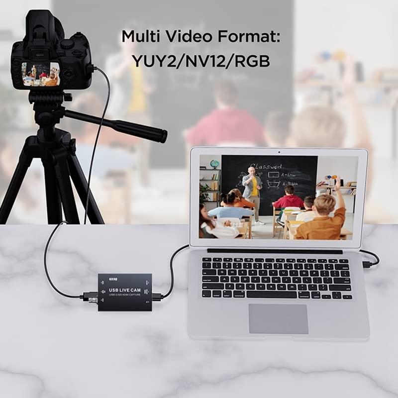 Ezcap USB videoinspelningskort och konverterare HDMI 4K30Hz / SDI 1080p60Hz - UVC