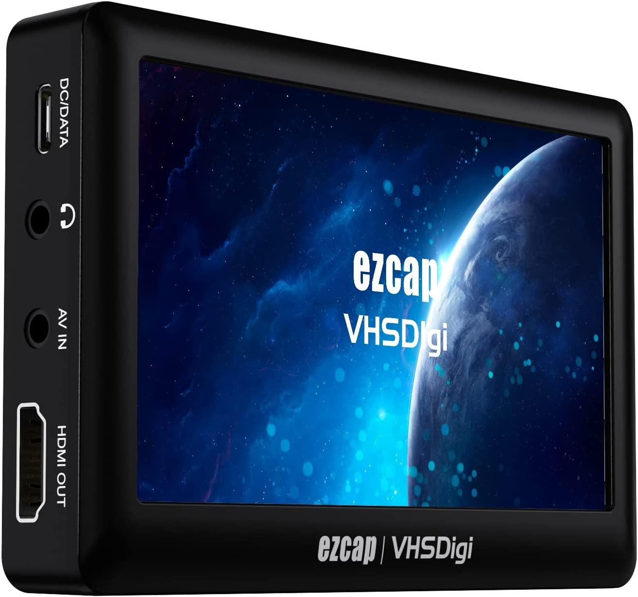 Ezcap Video till Digital Converter, CVBS Video Recorder med 4,3 tums L