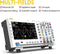 FNIRSI-1014D Desktop Oscilloskop 100MHZ*2 1GS/s 2 i 1 Dubbelkanals Digitalt Oscilloskop 10MHZ Signalgenerator