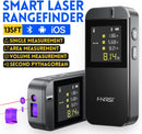 FNIRSI IR40 Laser Rangefinder, avståndsmätare för längd, area, volym, pythagoras