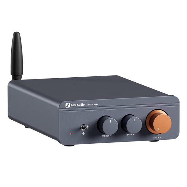 Fosi Audio Bluetooth 5.0 & R/L Förstärkare 300W x2 med Volym, Bas och Diskant kontroll