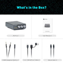 Fosi Audio K5PRO Gaming mini DAC förstärkare för PS5/PC/MAC, USB-C/Optisk/Coaxial till 3.5mm/RCA