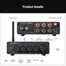 Fosi Audio Hi-Fi Bluetooth 5.0 Stereo Audio Receiver Förstärkare 2.1 Channel Class D Integrated Amp 2X165W