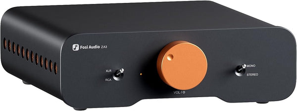 Fosi Audio ZA3 Balanced Stereo Amplifier Home Audio Component Mini 2-kanals monoförstärkare TPA3255 för Subwoofer Desktop Home Theater