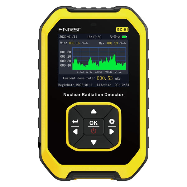 Geiger Counter Nuclear Radiation Detector - Radiation Dosimeter with LCD Display