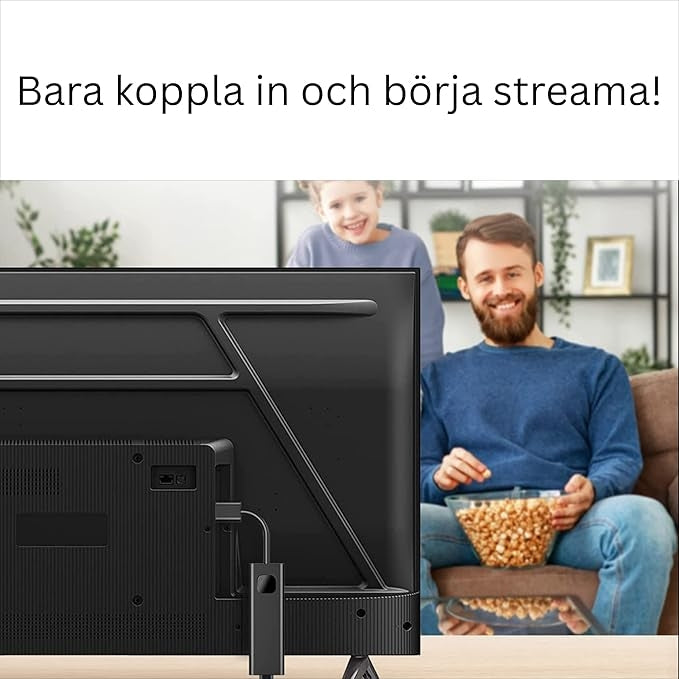 Google Certifierad TV-sticka 4K HDR Android TV 14 WiFi Play Store stöd för Netflix, YouTube, Disney+