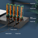MAIWO SATA M.2 SSD Clone docking 1 to 4 B&M Key 5Gbps
