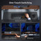 HDMI KVM Switch 4 PC till 3 monitorer 4K60Hz headset, audio mikrofon, RJ45 LAN