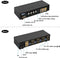 KVM 4x2 HDMI Switch Dual Monitor HDMI2.0 4K60Hz 4:4:4 med 1xaudio och 4xUSB-A