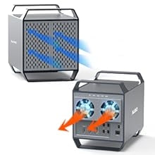 MAIWO 4‑plats DAS-design för 3,5” SATA‑HDD med 2 kylfläktar, USB‑C & 10 Gbps hastighet, ingen RAID