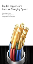 Mcdodo CA-6190 USB C till USB A kabel för synkning och snabb laddning, LED indikator, laddningen slutas automatisk när laddningen är klar, svart, 1m