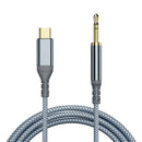 NÖRDIC 1,2 m USB-C till 3,5 mm hörlursutgång AUX-kabel