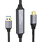 NÖRDIC 15m Aktiv USB 3.0 A till C Kabel, 5Gbps Super Speed USB-kabel Kompatibel med VR, Kamera, Dockningsstation och mer