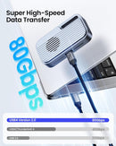 NÖRDIC 1m USB4 V2.0 120G 16K 240W compatible with TB4