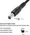 NÖRDIC 1m USB-A Cable to 5.5x2.5mm DC