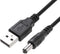 NÖRDIC 1m USB-A Cable to 5.5x2.5mm DC