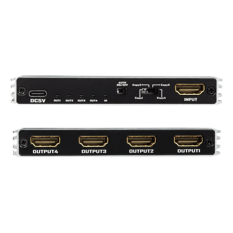 NÖRDIC 1 till 4 Splitter HDMI 2.1 8K60Hz 4K120Hz