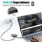 NÖRDIC  1 to 4 USB-C Docking station 2xHDMI Dual Monitor 1xUSB-C PD100W 1xUSB-a 5G