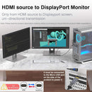 NÖRDIC 20cm Displayport till HDMI 4K60Hz Dynamic HDR 18Gbps