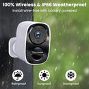 NÖRDIC 2K Security Cameras 2.4/ 5G Wireless Outdoor, Free Cloud Storage Waterproof, Night Vision