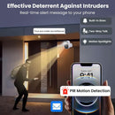 NÖRDIC 2K Security Cameras 2.4/ 5G Wireless Outdoor, Free Cloud Storage Waterproof, Night Vision