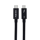 NÖRDIC 2m Thunderbolt 5 kabel 80Gbps dataöverföring 240W laddning 120Gbps bandbredd 16K60Hz 8K60Hz 4K540Hz