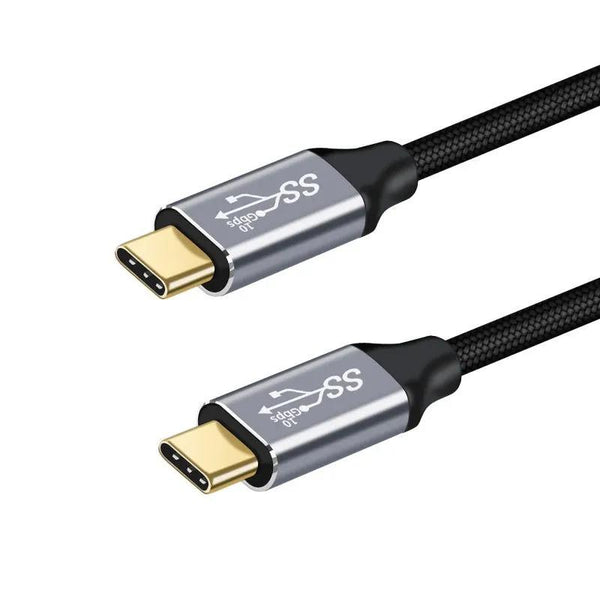 50 cm USB C-kabel 10 Gbit/s - USB 3.2 Gen 2 Type-C kabel - 100W (5A) Power  Delivery-laddning, DP alt-läge - USB-C-kabel för USB-C bärbar