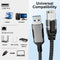 NÖRDIC 2m USB-A 3.1 till RJ45 1Gbps LAN Windows, MacOS, Linux, ChromeOS