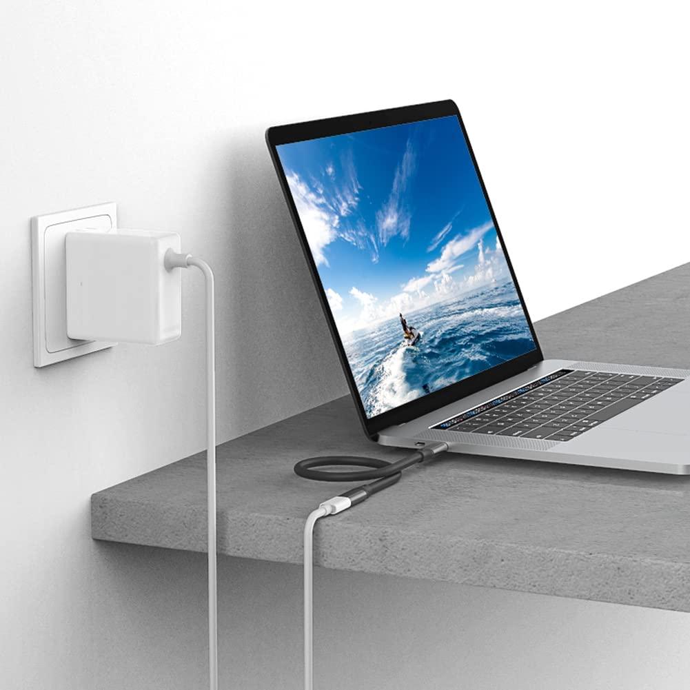 NÖRDIC 30cm USB2.0 USB-C ha till C ho förlängningskabel 2,4A 480Mbps 12W
