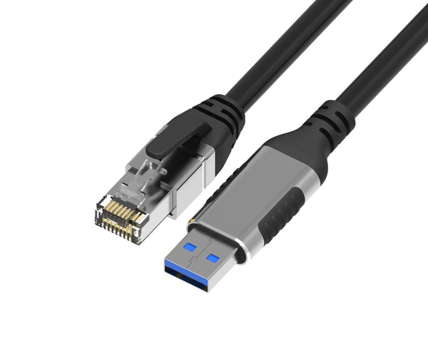 NÖRDIC 5m USB-A 3.1 till RJ45 1Gbps LAN Windows, MacOS, Linux, ChromeOS