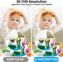 NÖRDIC 4G Security Camera, Cellular Security Camera, SIM Inserted, 2K QHD Indoor Camera, Radar Motion, No WIFI