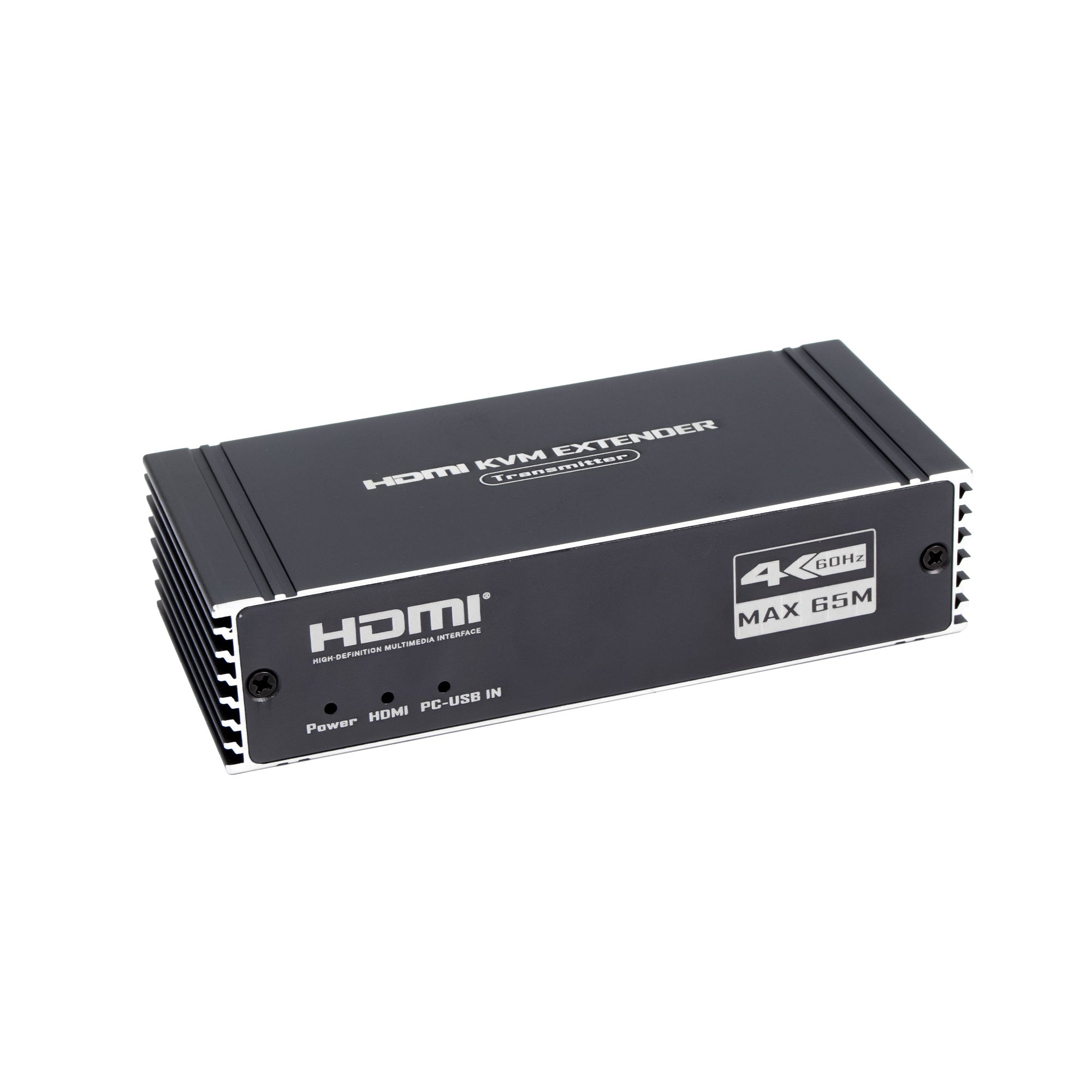 NÖRDIC 4K 60Hz 65 m HDMI KVM-förlängare med USB över Cat5e/Cat6 POC med loop-stöd för USB-tangentbord och mus till PC-dator