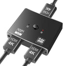 NÖRDIC 4K60Hz HDMI Switch 2 till 1 och splitter 1 till 2