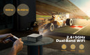NÖRDIC 4K Projektor 500ANSI Resolution Dual band Bluetooth 5.1