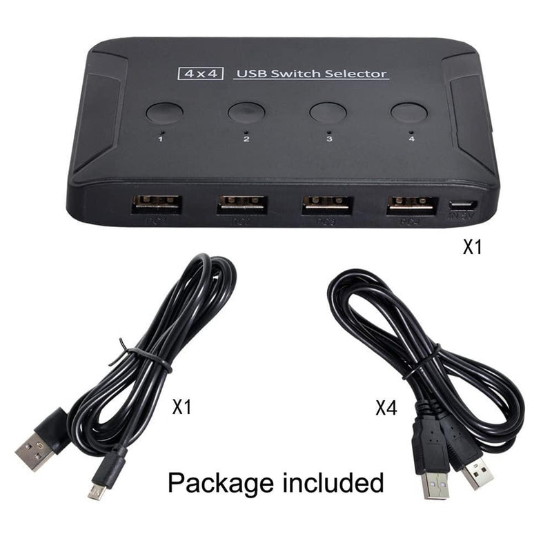 Usb Switch 4 Port () Usb Switch 4 Port