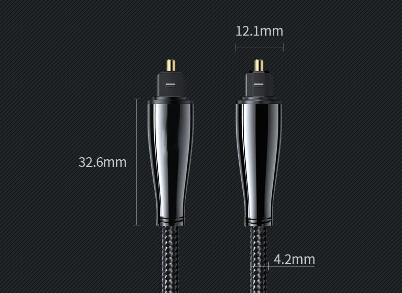 NÖRDIC 5m Toslink/SPDIF optisk fiber kabel