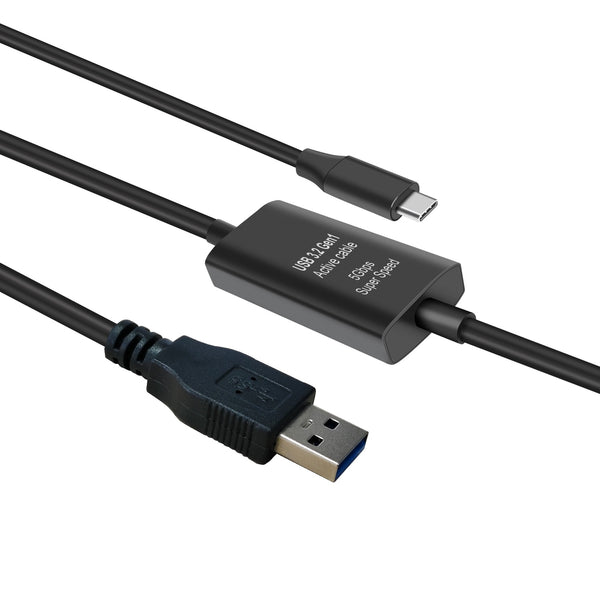 NÖRDIC 5m USB-C 3.2 GEN1 till USB-A 5Gbps Aktiv förlängningskabel
