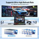 NÖRDIC 5m USBC till DP 1.4 kabel 8K60Hz 4K120Hz 32,4Gbps