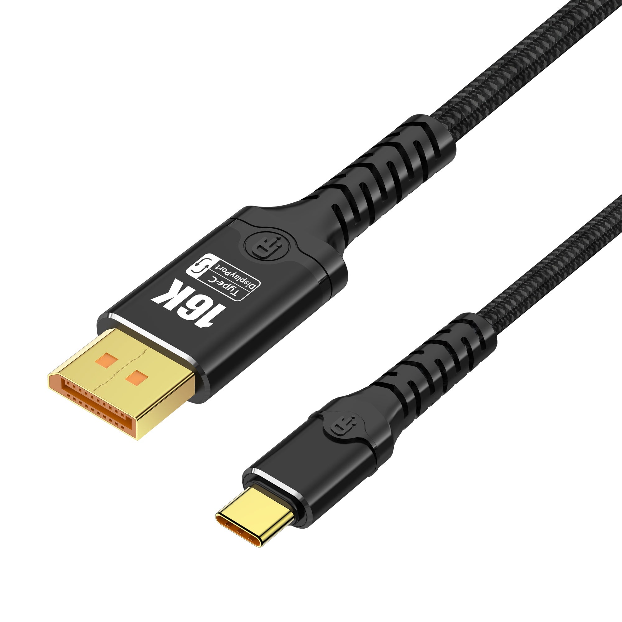 NÖRDIC 5m bidirektionell USB-C till DisplayPort 2.1 kabel 16K60Hz 8K240Hz/120Hz 4K240/165/144/60 HDR HDCP2.3
