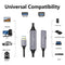 NÖRDIC Aktiv 10m USB3.1 förlängningskabel 5Gbps USB A hane till hona för Xbox, PS5, Oculus, skrivare, scanner, Playstation, VR USB extension cable
