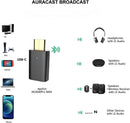 NÖRDIC Bluetooth 5.4 ljudsändare aptX LL/HD Adaptive, Auracast 24-bit 96 kHz ljud