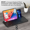 NÖRDIC Bluetooth Tangentbord med Pekplatta, Arabisk layout 78 tangenter