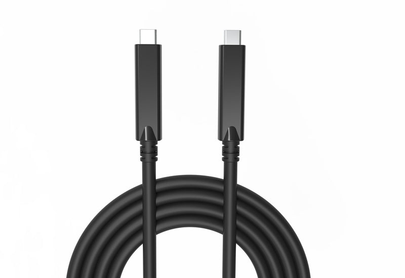 NÖRDIC aktiv AOC Fiber USB-C kabel 15m 10Gbps 4K + PD 60W, DP 4-Lane 2-Lane