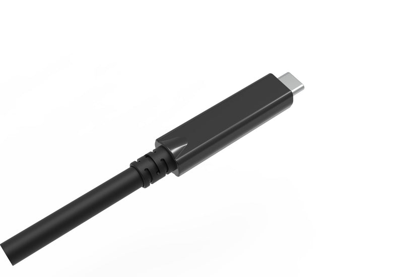 NÖRDIC aktiv AOC Fiber USB-C kabel 10m 10Gbps 4K + PD 60W, DP 4-Lane 2-Lane