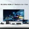 NÖRDIC HDMI 2.1 Switch 4 till 1 8K60Hz 4K144Hz 48Gbps