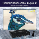 NÖRDIC HDMI 4K 60Hz Matrix-switch 2x2 3D Video Toslink Stereo EDID