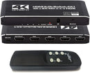 NÖRDIC HDMI 2.0 4x1 Switch 4K60Hz med fjärrkontroll