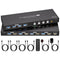 NÖRDIC HDMI KVM-switch 4 datorer 1 skärm 4K 60Hz 1080p 120Hz 4xUSB-enheter
